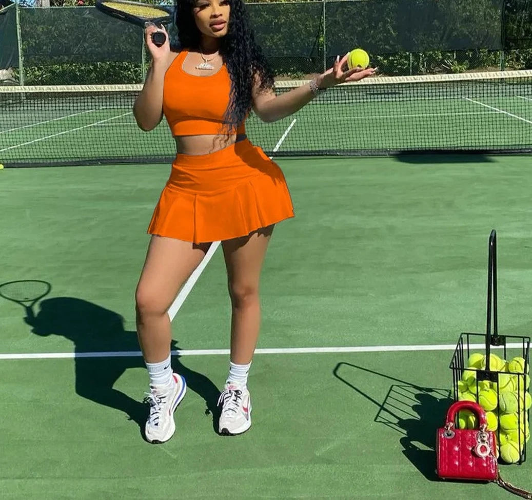 Sprint & Flirt Summer Skort Set